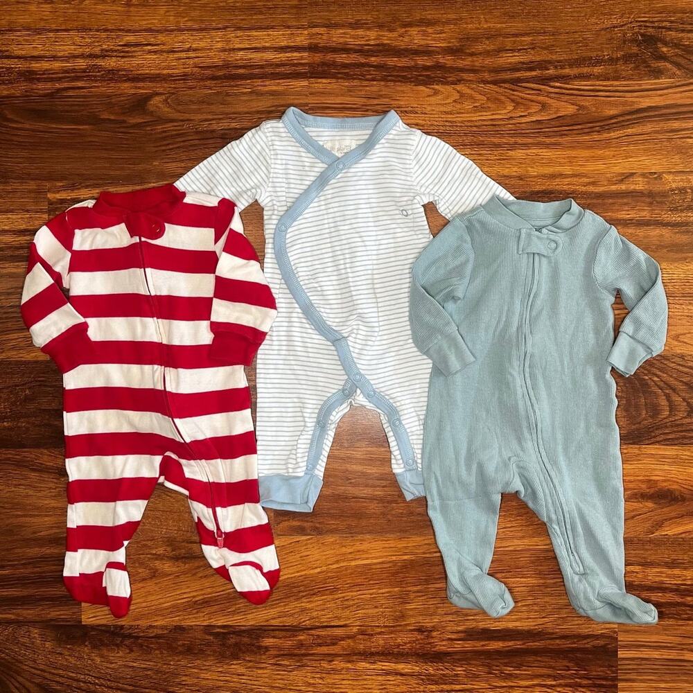 Little Planet by Carters Organic Cotton Baby Pajamas 3 Months